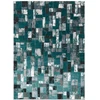 Kilimas 160 × 220 cm, žalia ir antracito spalvos WELLI