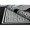 Kilimas 80 × 200 cm, juodos ir kreminės spalvos MOSSE GREEK