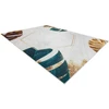 Kilimas 80×150 cm baltas ir auksinis ARLEN