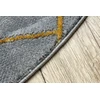 Kilimas pilkos spalvos su aukso detalėmis ESTEMA Marble2