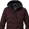 Killtec KOW 9 moteriška dygsniuota striukė su gobtuvu, neperšlampamas ilgas žieminis parkas, bordo spalvos (41806/447)
