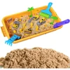 Woopie Kinetinio smėlio rinkinys „Statybų aikštelė“, 1kg