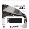 Ausinės KINGSTON 64GB USB-C 3.2 Gen1 DataTraveler 70 USB atmintinė