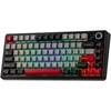 Klaviatūra Aula F75 MAX (Juoda/Raudona) - LEOBOG Reaper Switches