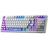 Klaviatūra Aula L99 (Balta/Violetinė) - Caramel Latte Switches