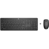 Klaviatūros ir pelės komplektas HP 235, EN, juoda, belaidė