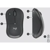 Klaviatūra Belaidis tylaus veikimo klaviatūros ir pelės rinkinys LOGITECH MK295 US