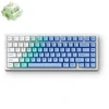 MCHOSE G75 belaidė magnetinė klaviatūra | US | Matcha Latte Switch V2 | 2.4GHz, BT | Arctic Snow