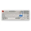 MCHOSE K99 V2 belaidė mechaninė klaviatūra| US | Icy Creamsicle Switch | 2.4GHz, BT | Retro Balta