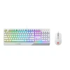 Klaviatūra ir pelė MSI Vigor GK30 Combo, US išdėstymas, baltos spalvos