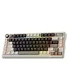 Royal Kludge L75 RGB Mocha Pilkas belaidė klaviatūra | 75%, Hot-swap, Kreminis switches, US