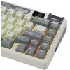 Royal Kludge M70 RGB Cyan belaidė klaviatūra | 75%, Hot-swap, Creamy switches, US