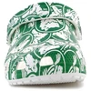 Klumpės Crocs Classic Duke Print, žalios ir baltos