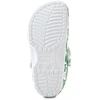 Klumpės Crocs Classic Duke Print, žalios ir baltos