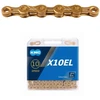 Grandinė KMC X10EL Ti-N Gold 10-speed 114-links