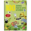KNYGA 100 įdomių faktų apie gyvūnus. Daugiau nei 150 lipdukų.