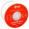 RBC bendraašis kabelis RG6 TRI Cu CORAB (100 m ritė) A klasė