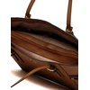 Koniakowa skórzana torebka shopper Michael Kors 35S5GV6T7L