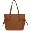 Koniakowa skórzana torebka shopper Michael Kors 35S5GV6T7L