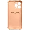 Hurtel Card Armor dėklas skirtas iPhone XS Max, rožinis