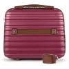 Kosmetikos kelioninis dėklas ABS STL957 bordo spalvos