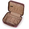 Kosmetikos kelioninis dėklas ABS STL957 bordo spalvos