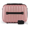 Kelioninis Solier Luggage Kosmetinis kelionių lagaminėlis XS ABS STL902 - Rožinis auksas