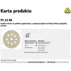 Krążek Kibus šlifavimo popierius KLINGSPOR PS 33 CK GLS38 P100 225mm