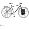 Krepšių komplektas Ortlieb Sport-Packer Juodas