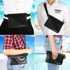 Wozinsky WWS-01 Atsparus vandeniui PVC Waist Bag - Juodas