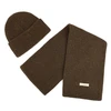Solier NORDIS 100% vilnonis unisex šalikas, tamsiai ruda