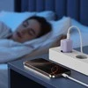 Tech-Protect NCM25 USB-C PD 25W sieninis įkroviklis - Violetinė