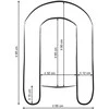 Bobono Kūdikių lizdelis dvipusis tamsiai mėlynas su sapnų gaudyklėmis