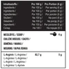 L-arginino hidrochlorido milteliai MST Arginine HCL 1000 g