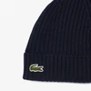 Lacoste Briaunota vilnos kepurė Tamsiai mėlyna - RB0001-166