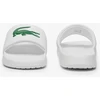 Lacoste SERVE SLIDE 1.0 125 1 CMA šlepetės, baltos/žalios (749CMA002108261)