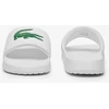 Lacoste SERVE SLIDE 1.0 125 1 CMA šlepetės, baltos/žalios (749CMA002108261)
