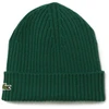 Lacoste Vilnonė briaunota kepuraitė Žalia - RB0001-132