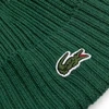Lacoste Vilnonė briaunota kepuraitė Žalia - RB0001-132