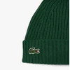 Lacoste Vilnonė briaunota kepuraitė Žalia - RB0001-132