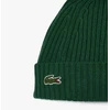 Lacoste Vilnonė briaunota kepuraitė Žalia - RB0001-132