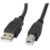 LANBERG CA-USBA-11CC-0050-BK laidas USB 2.0 AM-BM su feritu 5m juodas