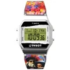 Laikrodis TIMEX TW2Y46800. Kwarcowy, Kolor raudona. Unisex.