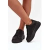 Laisvalaikio batai juodi su platforma kasdienai Step in Style