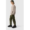 Laisvalaikio kelnės su guma Jogger 4F Chaki spalvos