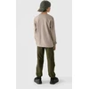 Laisvalaikio kelnės su guma Jogger 4F Chaki spalvos