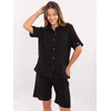 Laisvalaikio kostiumas moterims-LK-KMPL-510096.96-juoda