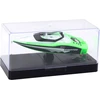 Lean Toys Nuotoliniu būdu valdomas RC kateris baltai-žalias 15 cm
