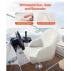 VEVOR Baltos spalvos valtis kapitonų sėdynė