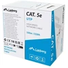 LANBERG LCU5-11CU-0100-S UTP kietas kabelis CU kat. 5e 100m pilka CPR + Fluke patvirtintas